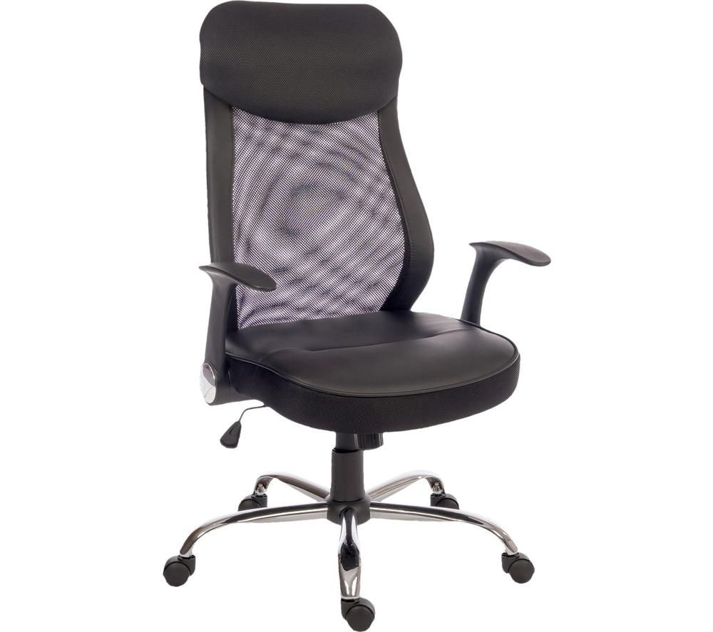 TEKNIK Curve Faux-Leather Tilting Executive Chair Reviews