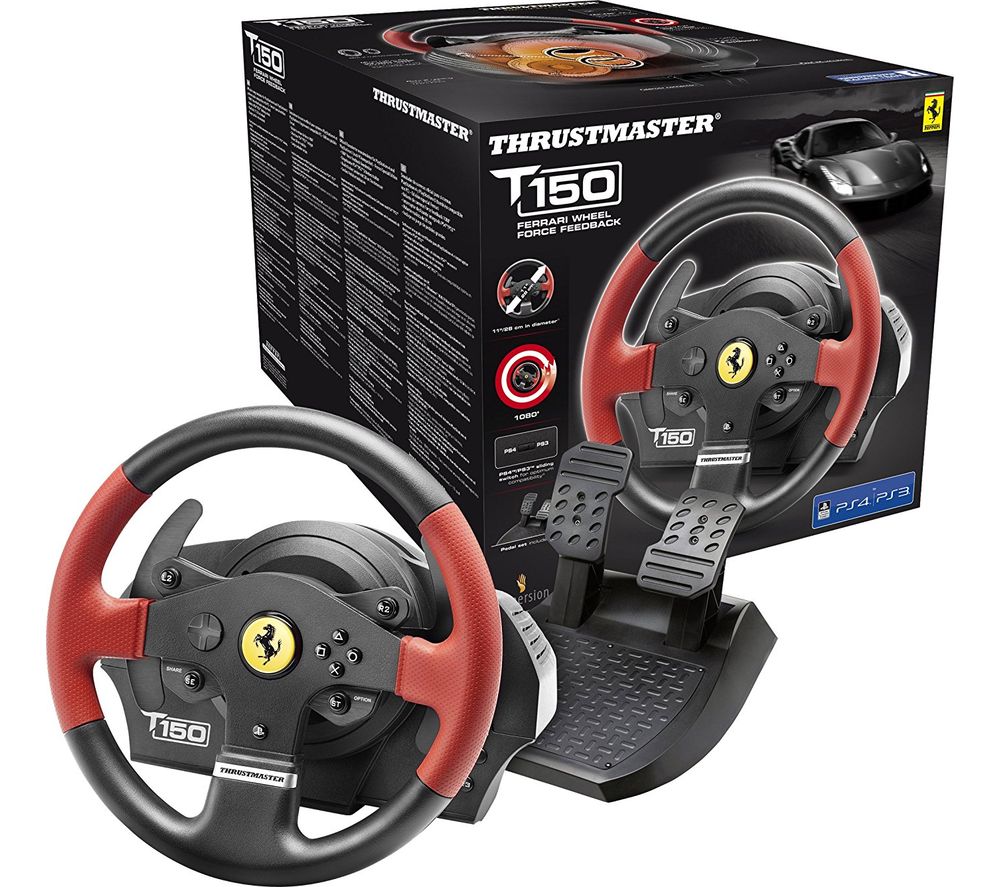 THRUSTMASTER TS150 Ferrari Edition PlayStation & PC Gaming Wheel Reviews