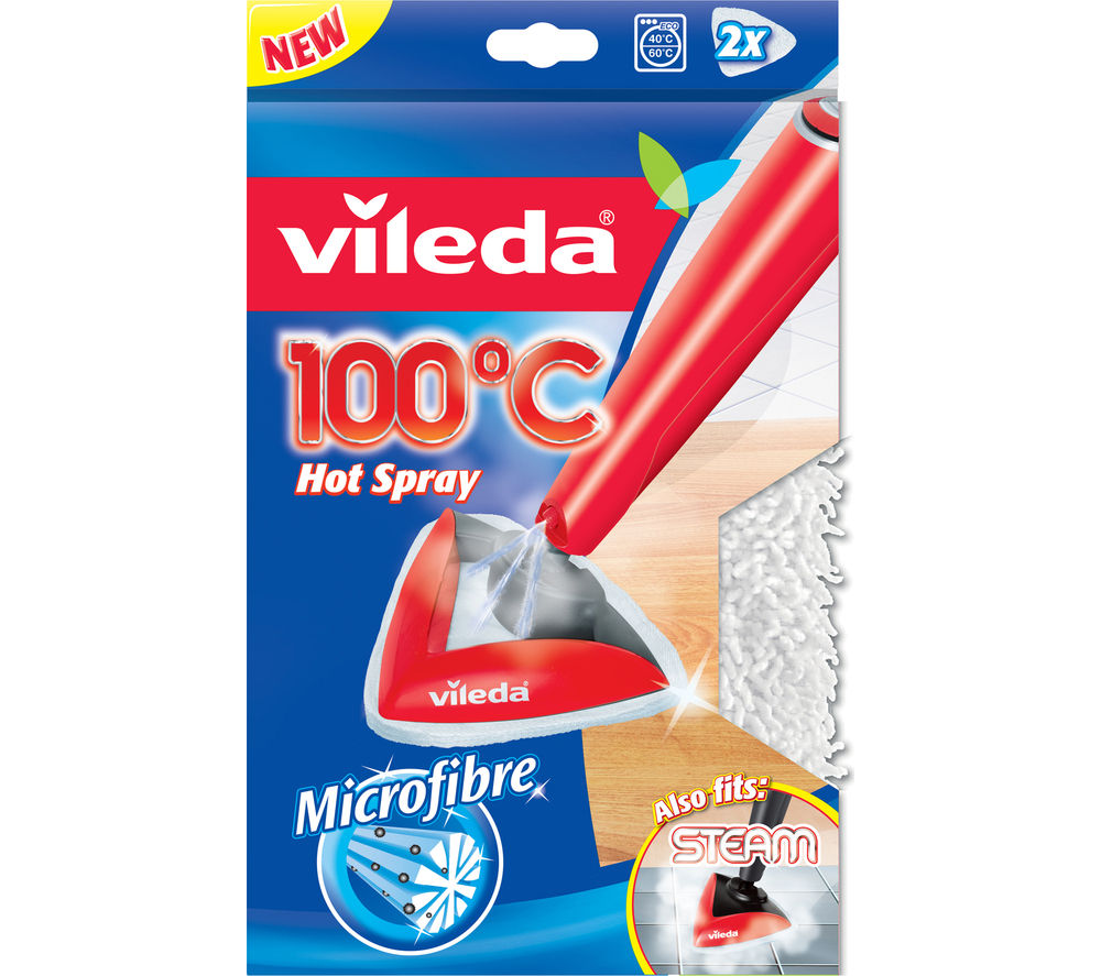 VILEDA 100?C Hot Spray and Steam Microfibre Refill Pads Reviews