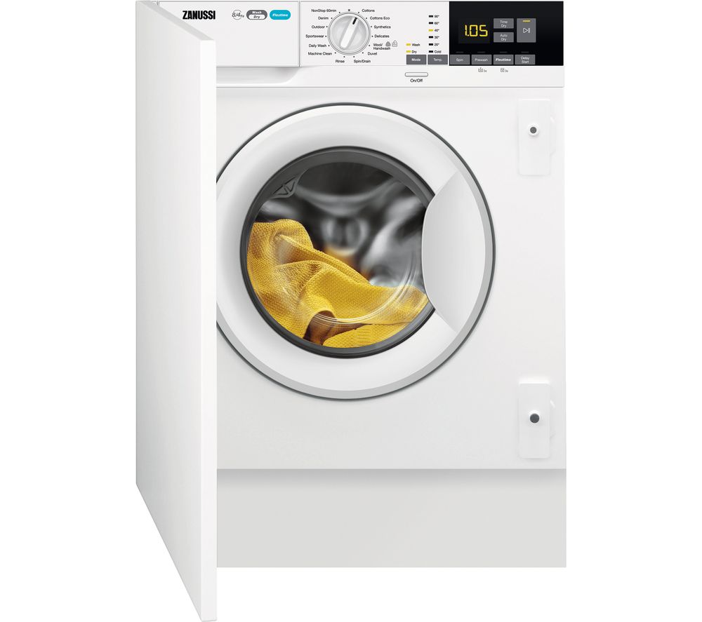 ZANUSSI Z816WT85BI Integrated 8 kg Washer Dryer Reviews